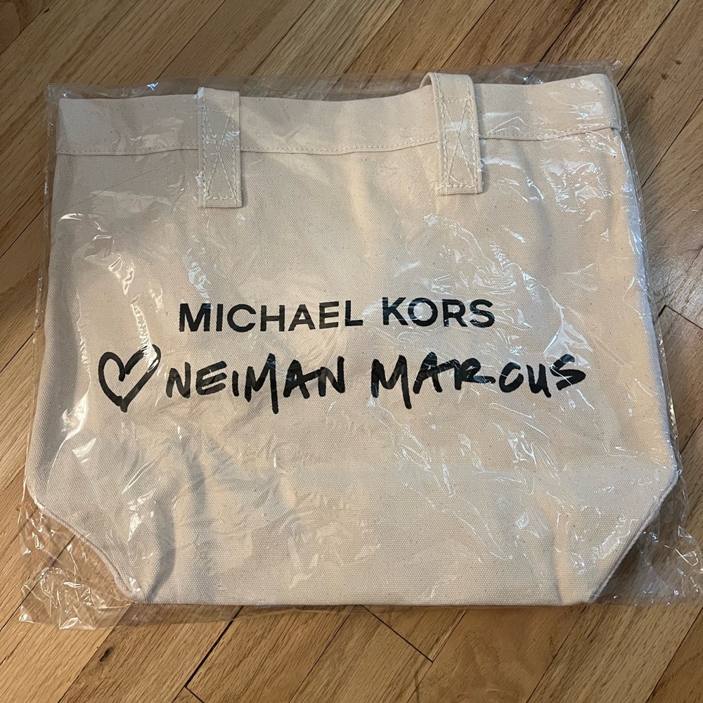 Michael Kors X Neiman Marcus Canvas Tote Bag
